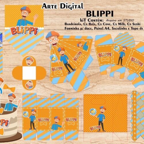 BLIPPI - Arquivos de Corte / Festa Pronta