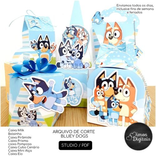 BLUEY - Arquivos de Corte / Festa Pronta