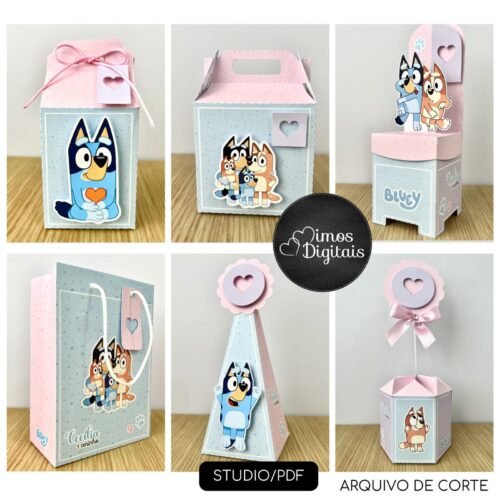 BLUEY - Arquivos de Corte / Festa Pronta