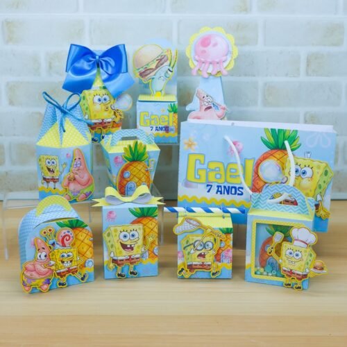 BOB ESPONJA - Arquivos de Corte / Festa Pronta