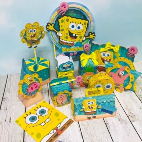 BOB ESPONJA - Arquivos de Corte / Festa Pronta