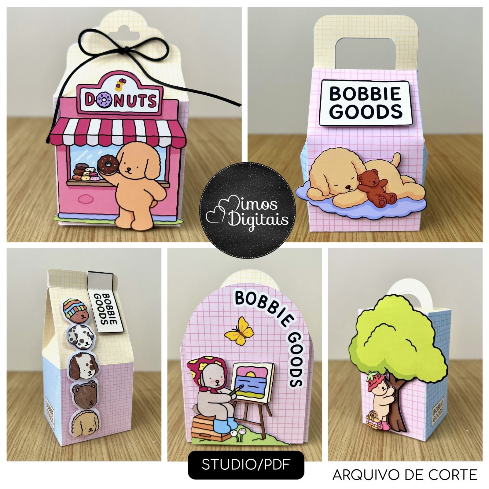 BOBBIE GOODS - Arquivos de Corte / Festa Pronta