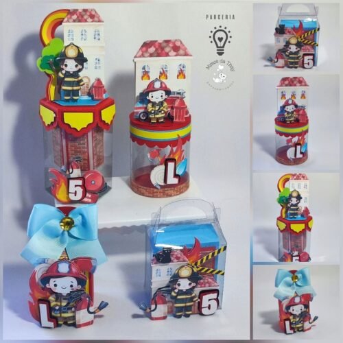 BOMBEIRO - Arquivos de Corte / Festa Pronta