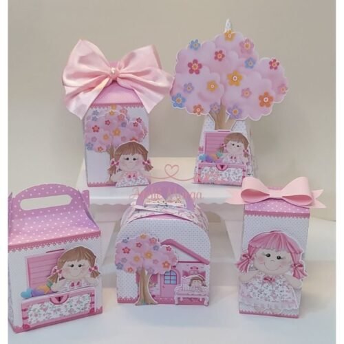BONECA DE PANO - Arquivos de Corte / Festa Pronta
