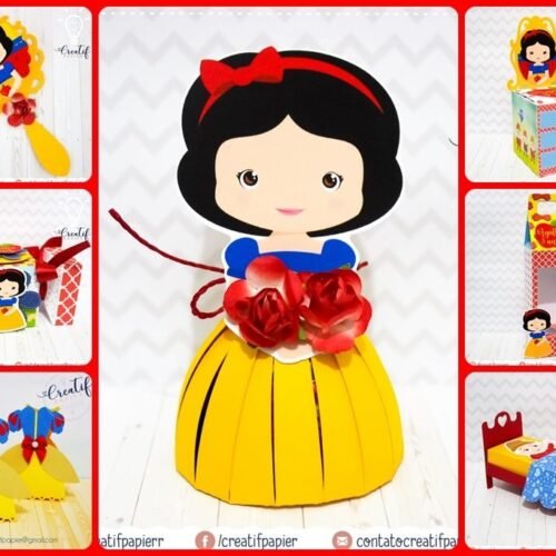 BRANCA DE NEVE - Arquivos de Corte / Festa Pronta
