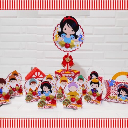 BRANCA DE NEVE - Arquivos de Corte / Festa Pronta