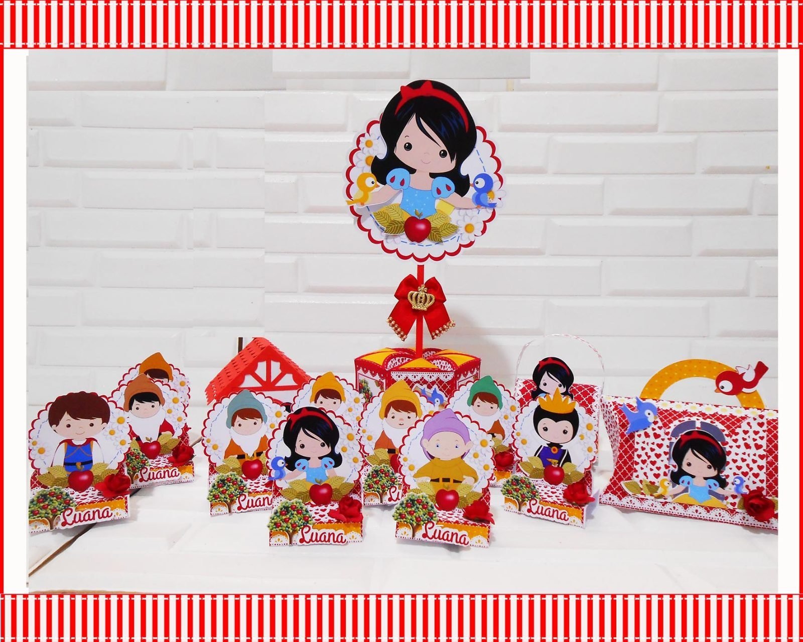 BRANCA DE NEVE - Arquivos de Corte / Festa Pronta