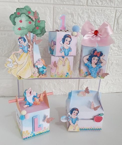 BRANCA DE NEVE - Arquivos de Corte / Festa Pronta