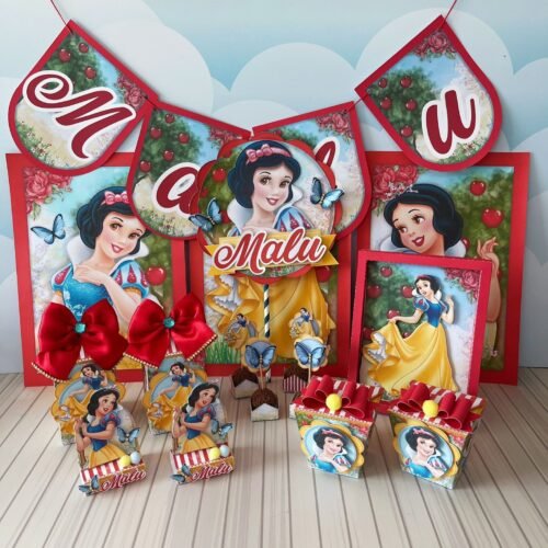 BRANCA DE NEVE - Arquivos de Corte / Festa Pronta