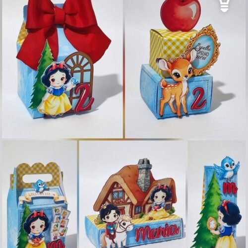 BRANCA DE NEVE - Arquivos de Corte / Festa Pronta