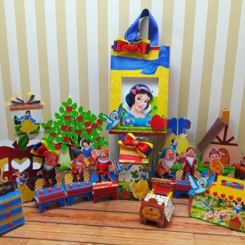 BRANCA DE NEVE - Arquivos de Corte / Festa Pronta