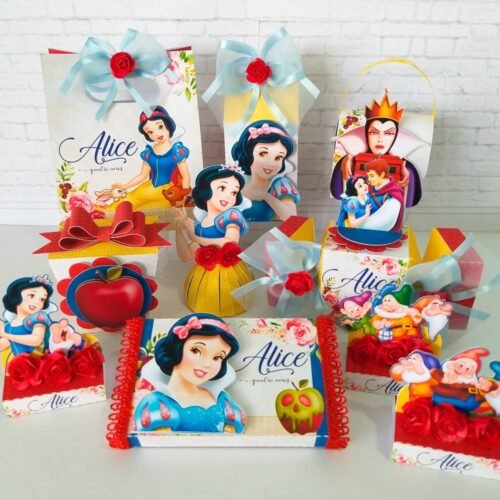 BRANCA DE NEVE - Arquivos de Corte / Festa Pronta