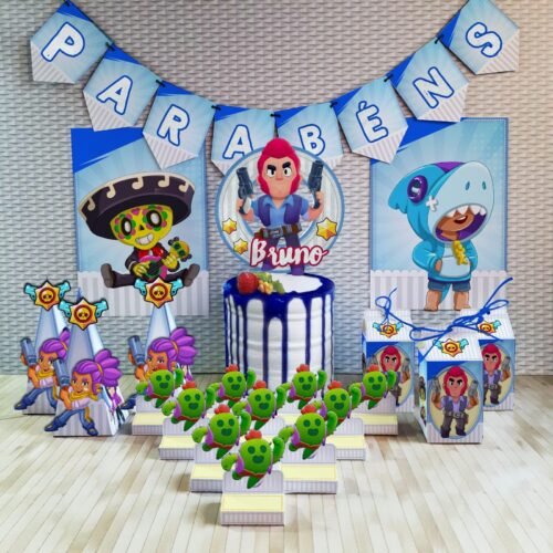 BRAWL STARS - Arquivos de Corte / Festa Pronta