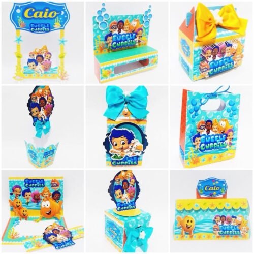 BUBBLE GUPPIES - Arquivos de Corte / Festa Pronta