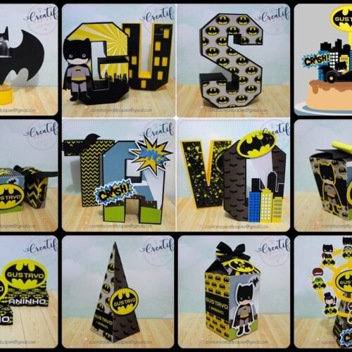 BATMAN - Arquivos de Corte / Festa Pronta