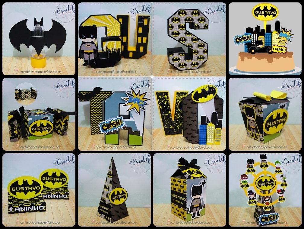 BATMAN - Arquivos de Corte / Festa Pronta