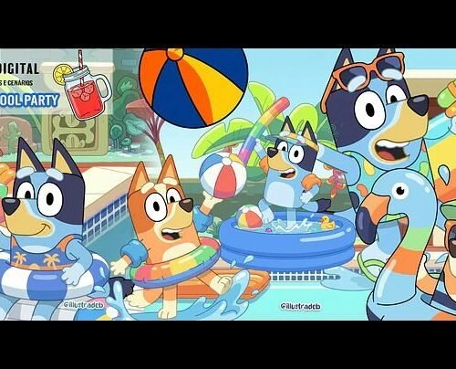 KIT DIGITAL BLUEY POOL PARTY - Kit Digital
