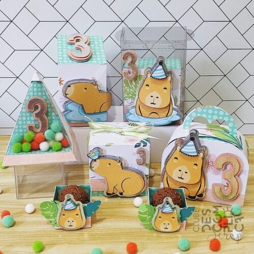 CAPIVARA - Arquivos de Corte / Festa Pronta