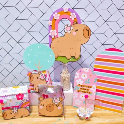 CAPIVARA - Arquivos de Corte / Festa Pronta