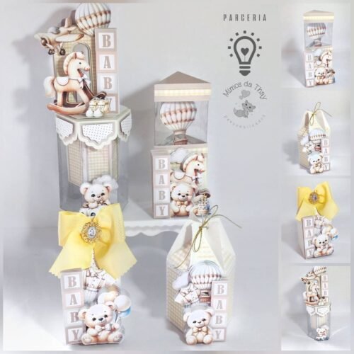 CHÁ DE BEBÊ - Arquivos de Corte / Festa Pronta