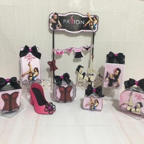 CHÁ DE LINGERIE - Arquivos de Corte / Festa Pronta