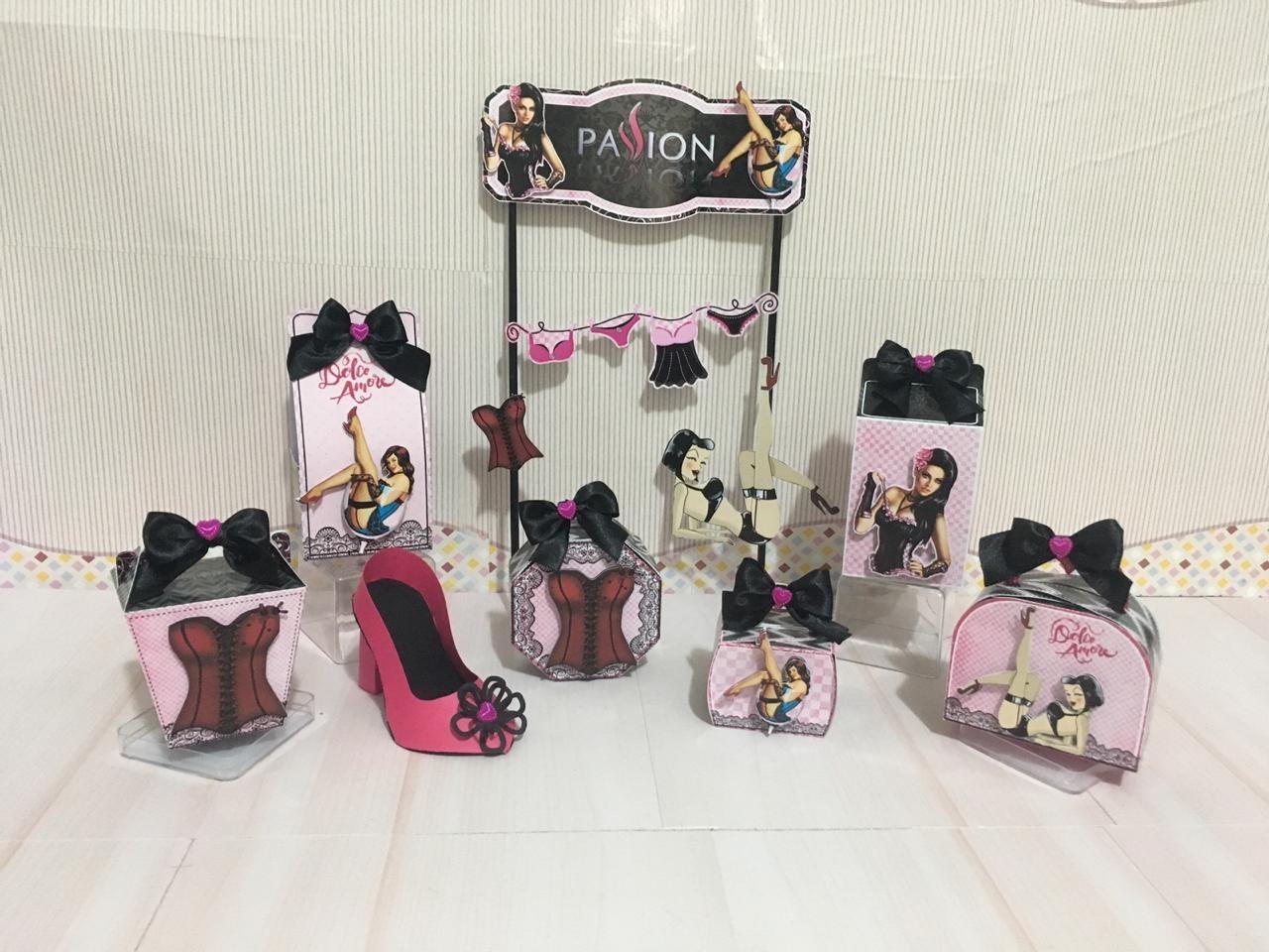 CHÁ DE LINGERIE - Arquivos de Corte / Festa Pronta