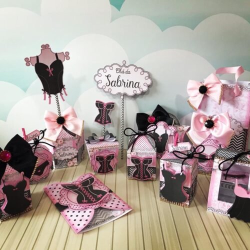 CHÁ DE LINGERIE - Arquivos de Corte / Festa Pronta