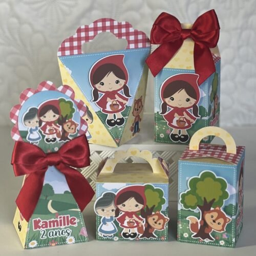 CHAPEUZINHO VERMELHO - Arquivos de Corte / Festa Pronta