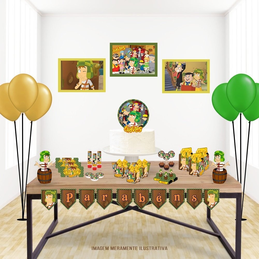 CHAVES - Arquivos de Corte / Festa Pronta