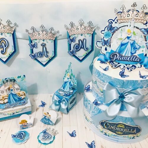 CINDERELA - Arquivos de Corte / Festa Pronta