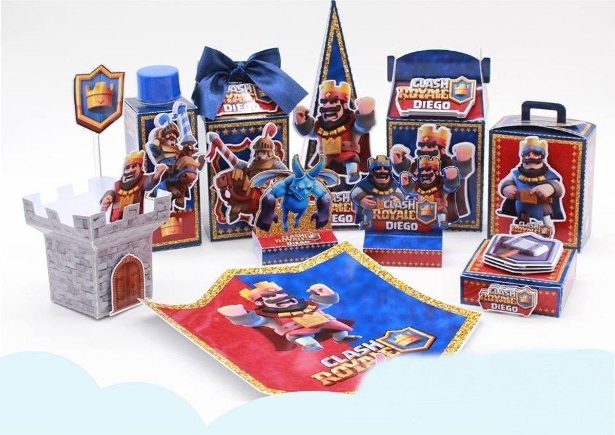 CLASH ROYALE - Arquivos de Corte / Festa Pronta