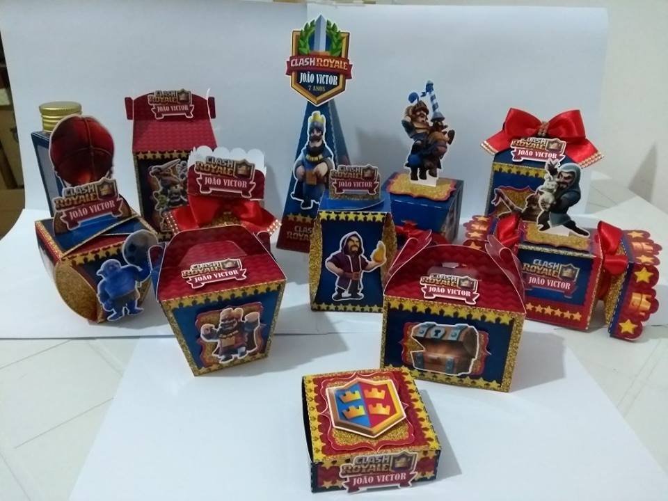 CLASH ROYALE - Arquivos de Corte / Festa Pronta