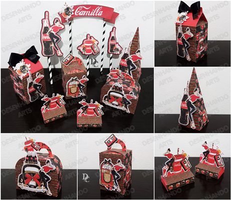 COCA COLA - Arquivos de Corte / Festa Pronta