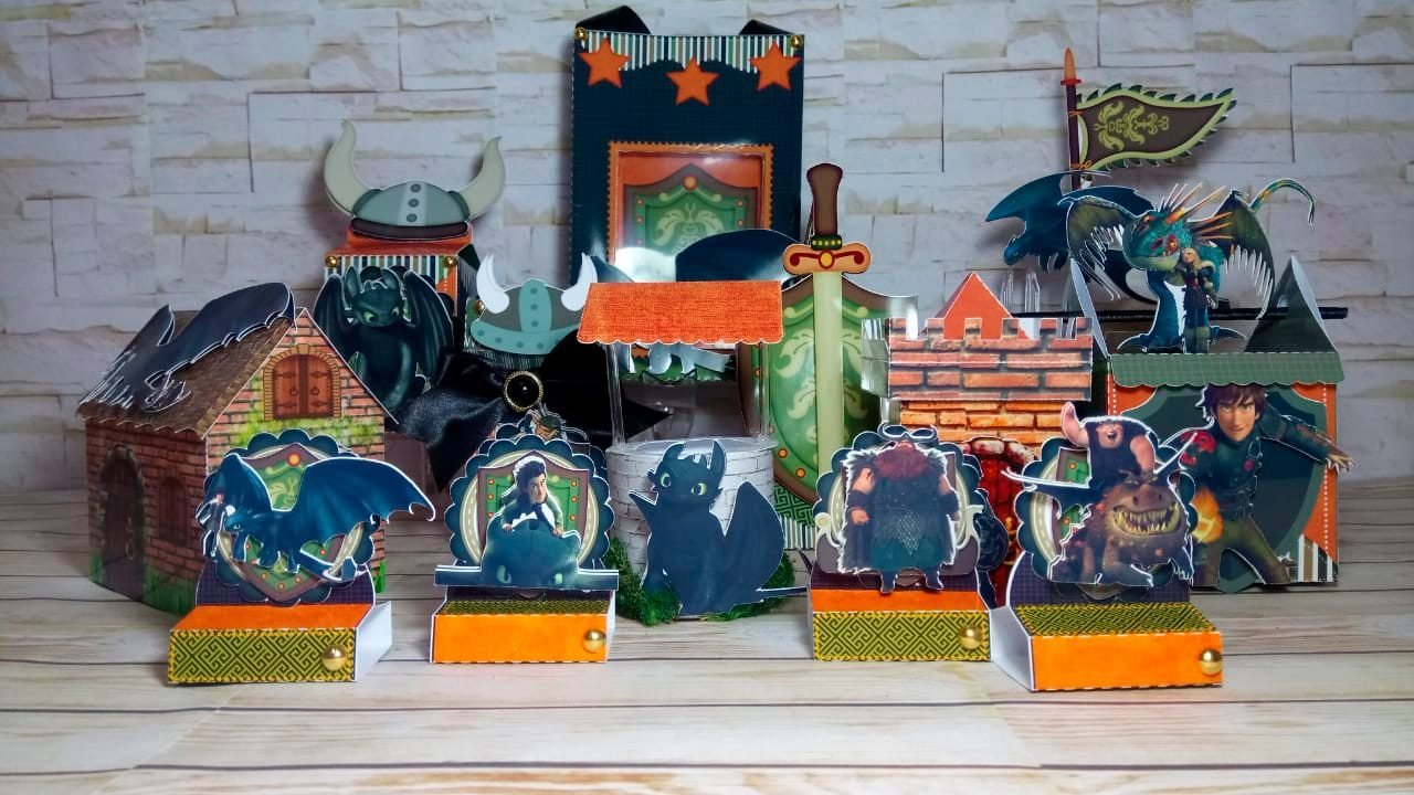 COMO TREINAR SEU DRAGÃO - Arquivos de Corte / Festa Pronta