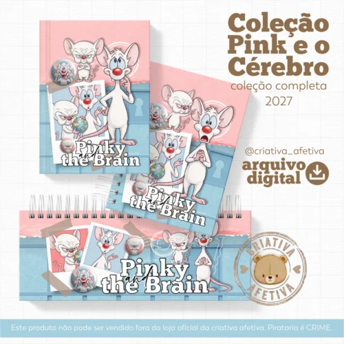 COLEÇÃO PINK E CÉREBRO - Encadernação