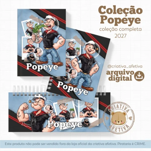 COLEÇÃO COMPLETA POPEYE - Encadernação