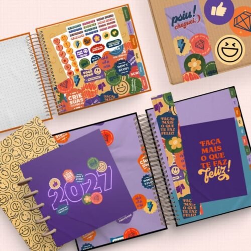 COLEÇÃO CAPAS STICKERS - Encadernação