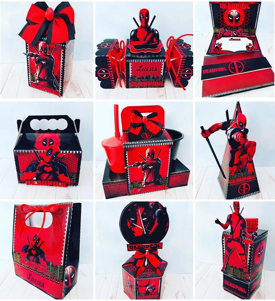 DEADPOOL - Arquivos de Corte / Festa Pronta