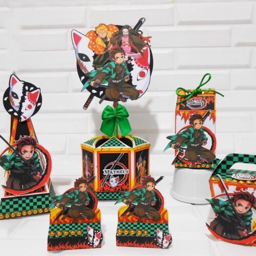 DEMON SLAYER - Arquivos de Corte / Festa Pronta