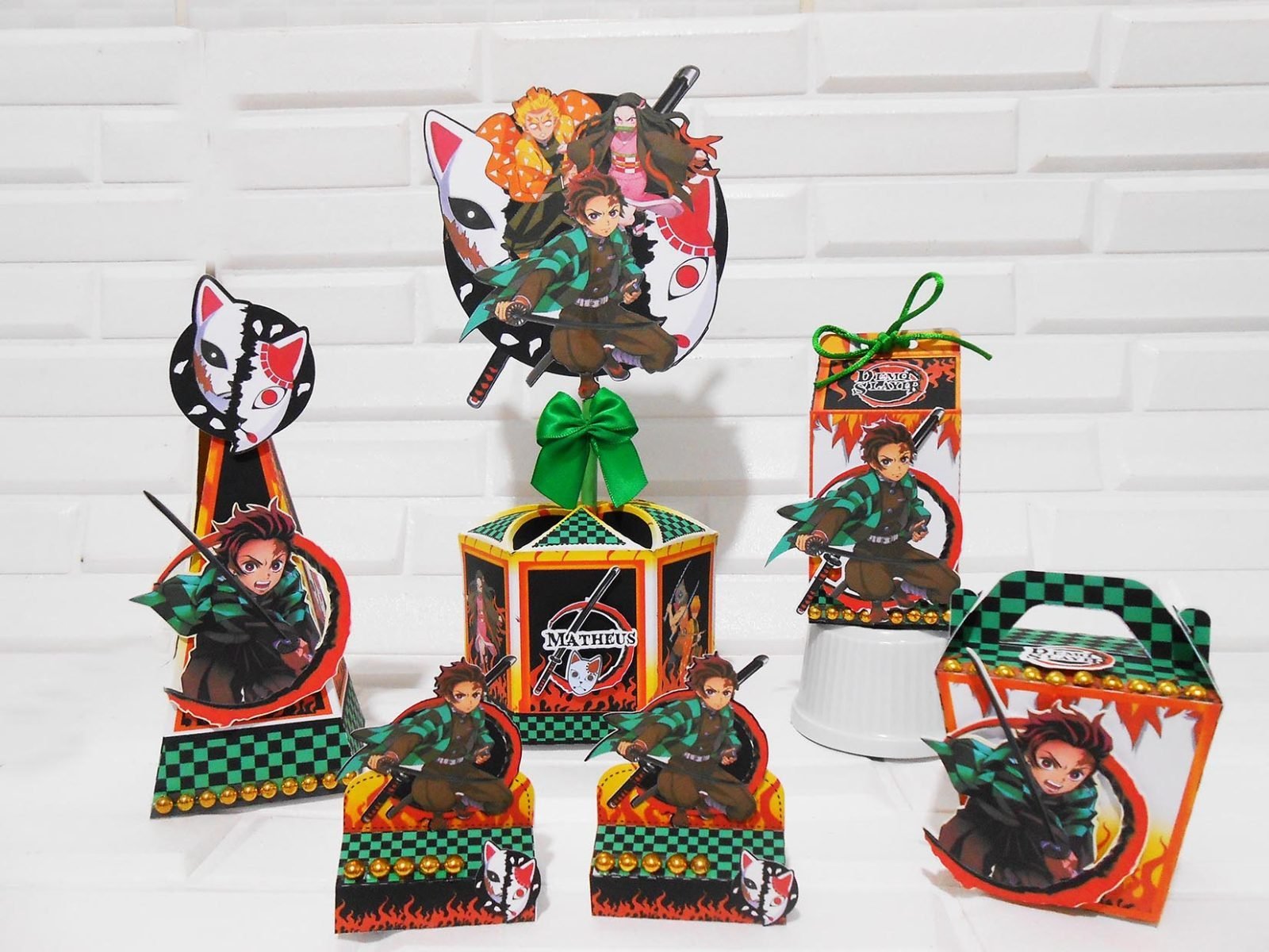 DEMON SLAYER - Arquivos de Corte / Festa Pronta