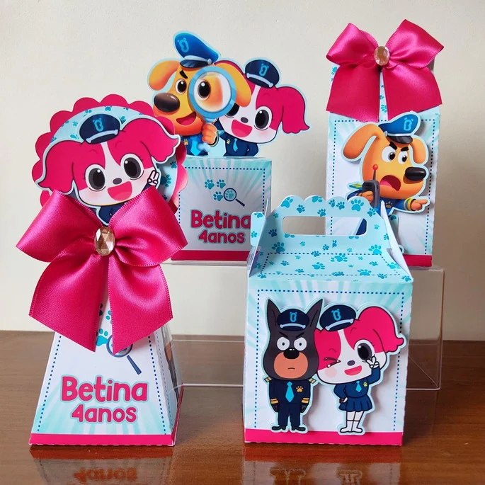 DETETIVE LABRADOR - Arquivos de Corte / Festa Pronta
