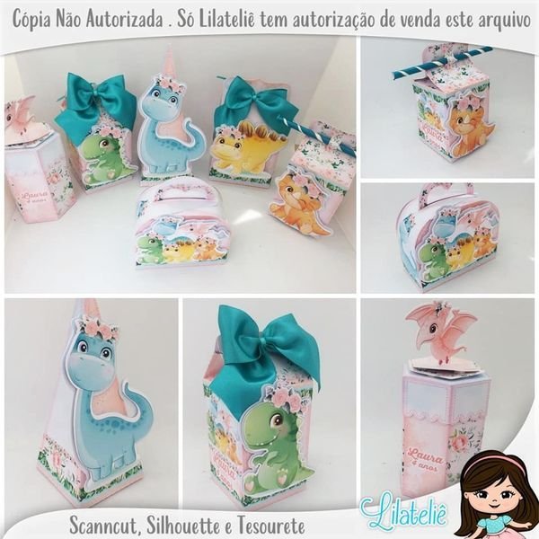 DINOSSAUROS - Arquivos de Corte / Festa Pronta