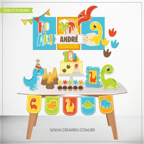 DINOSSAUROS - Arquivos de Corte / Festa Pronta