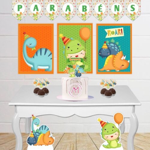 DINOSSAUROS - Arquivos de Corte / Festa Pronta