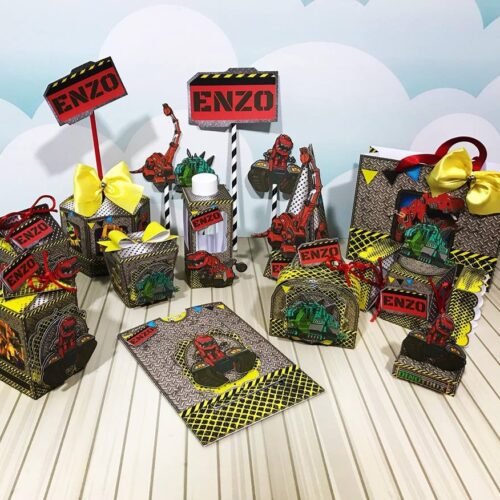 DINOTRUX - Arquivos de Corte / Festa Pronta