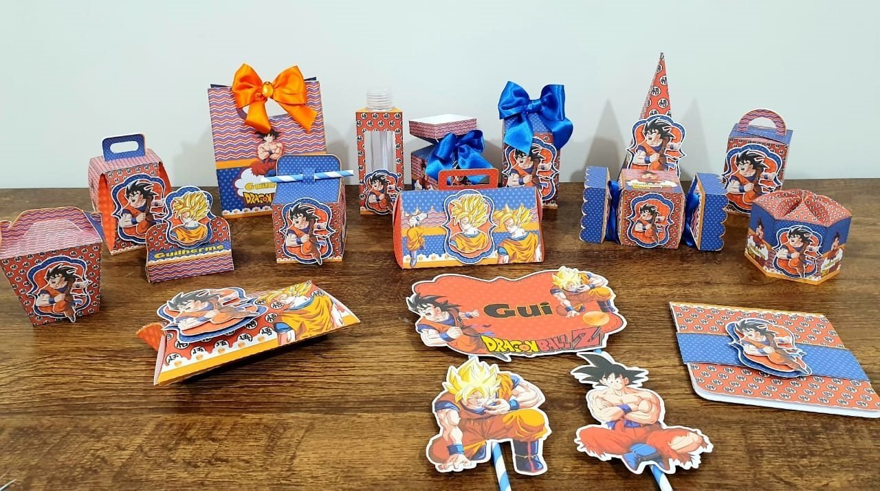 DRAGON BALL - Arquivos de Corte / Festa Pronta