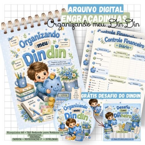 DINDIN ORGANIZADO - Encadernação