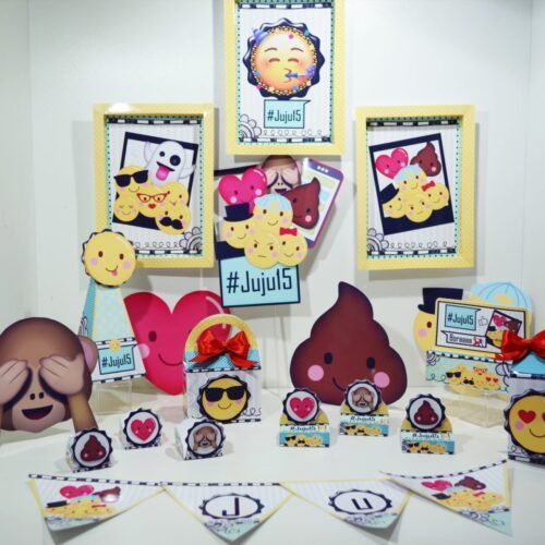 EMOJI - Arquivos de Corte / Festa Pronta