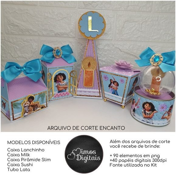 ENCANTO - Arquivos de Corte / Festa Pronta