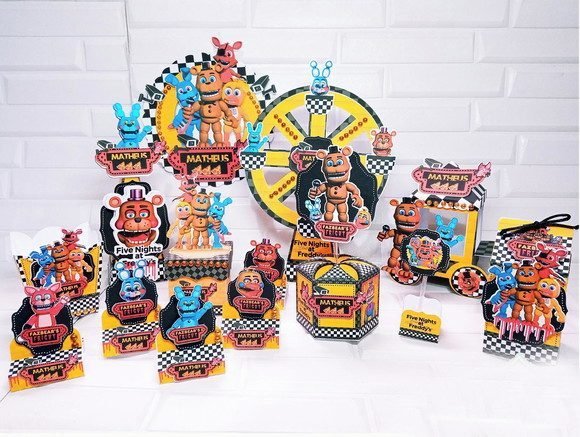 FIVE NIGHTS AT FREDDYS - Arquivos de Corte / Festa Pronta